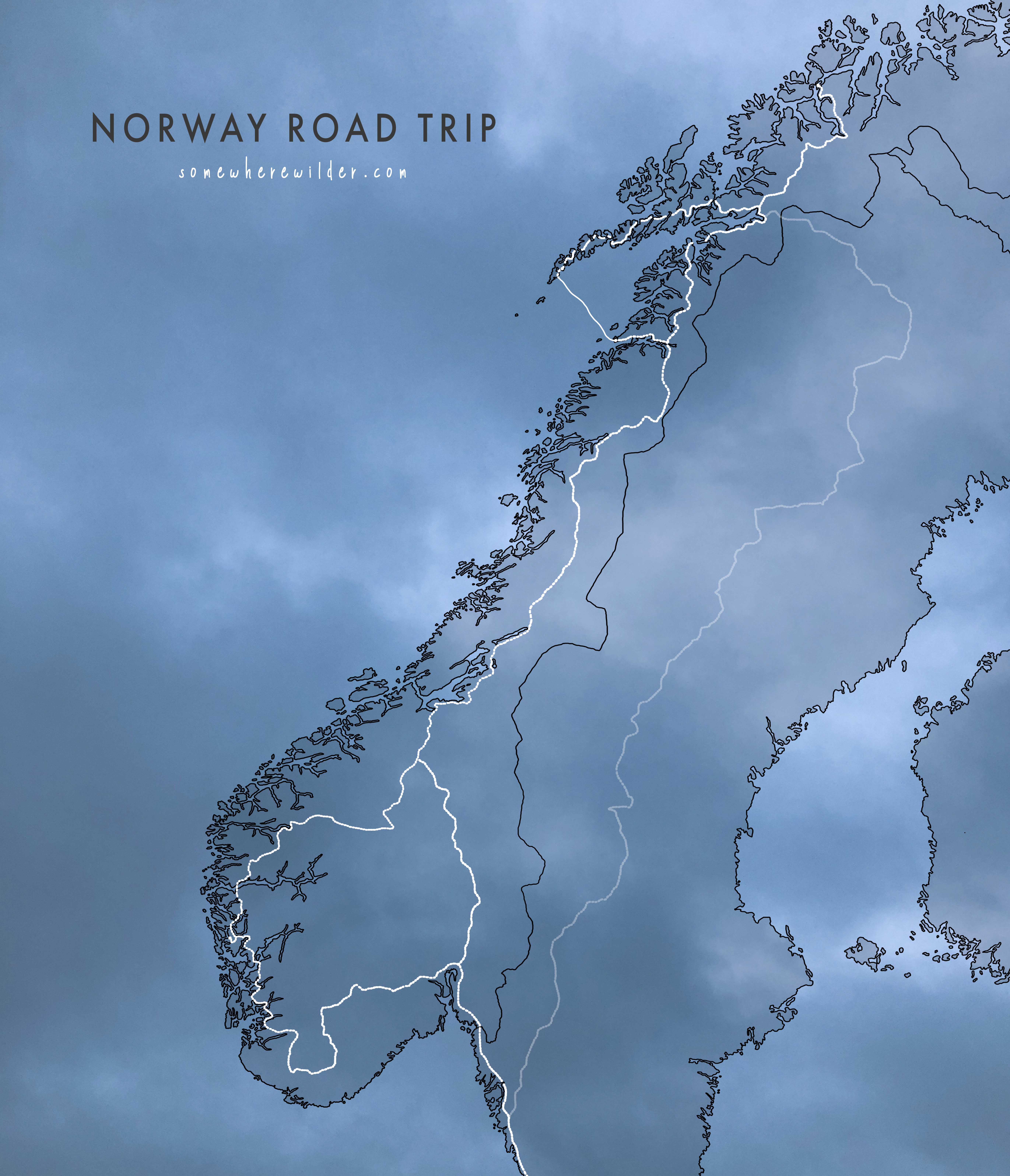 Norway Overlanding Adventure Trip Route Map Itinerary